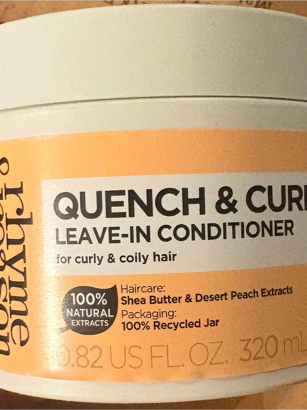 Quench & Curl Leave-In Conditioner — Peach Tone